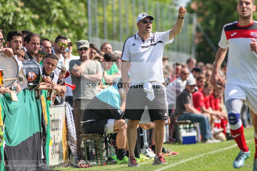 Frank Zyzik, 26.05.2016, Relegation, Bezirksliga Ufr., Fussball, VfR Großostheim, SG Hettstadt - Bild-ID: 2161982 Frank Zyzik, 26.05.2016, Relegation, Bezirksliga Ufr., Fussball, VfR Großostheim, SG Hettstadt - Bild-ID: 2161982