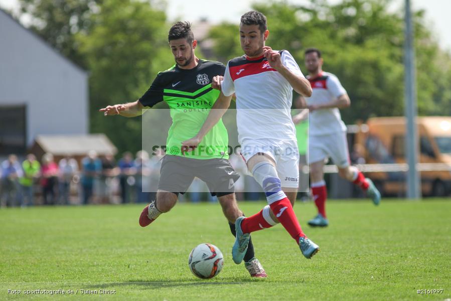 Joshua Demircan, Michel Vecchio, 26.05.2016, Relegation, Bezirksliga Ufr., Fussball, VfR Großostheim, SG Hettstadt - Bild-ID: 2161997 Joshua Demircan, Michel Vecchio, 26.05.2016, Relegation, Bezirksliga Ufr., Fussball, VfR Großostheim, SG Hettstadt - Bild-ID: 2161997