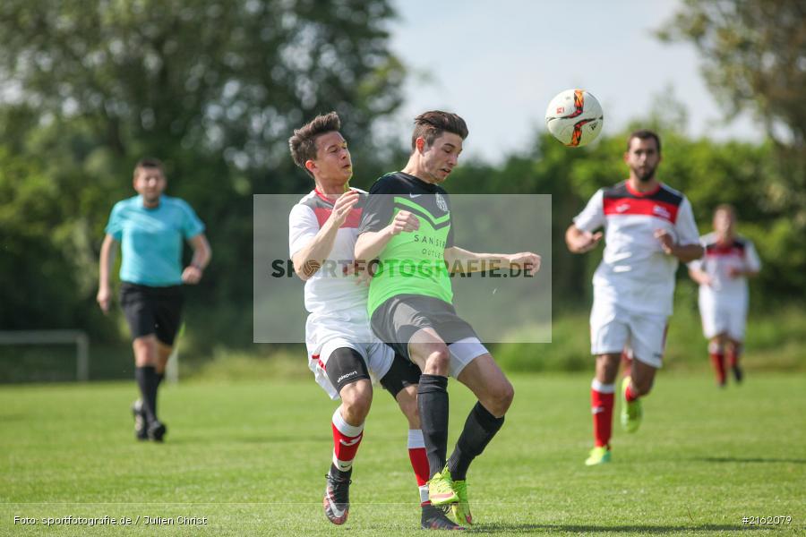 Jonas Hörner, Domenik Mack, 26.05.2016, Fussball, Bezirksliga Ufr., Relegation, VfR Großostheim, SG Hettstadt - Bild-ID: 2162079 Jonas Hörner, Domenik Mack, 26.05.2016, Fussball, Bezirksliga Ufr., Relegation, VfR Großostheim, SG Hettstadt - Bild-ID: 2162079