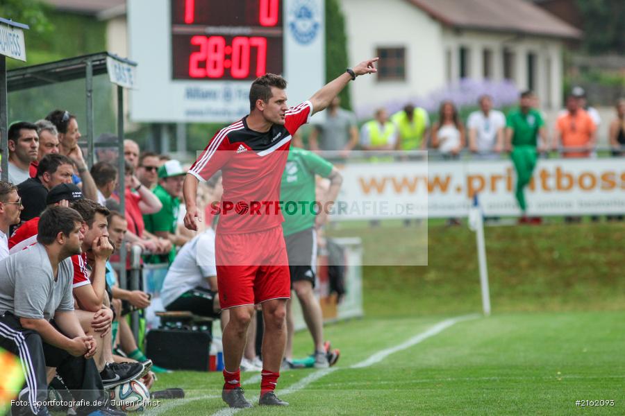 Benedikt Strohmenger, 28.05.2016, FC Blau Weiss Leinach, Kreisliga Würzburg Gr. 2, 2016, Relegation, Fussball, FV Thüngersheim, SV Birkenfeld - Bild-ID: 2162093