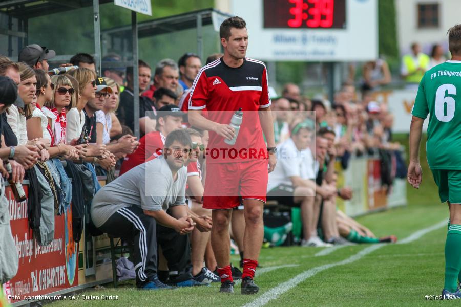 Benedikt Strohmenger, FC Blau Weiss Leinach, 28.05.2016, Kreisliga Würzburg Gruppe 2, Relegation, FV Thüngersheim, SV Birkenfeld - Bild-ID: 2162109