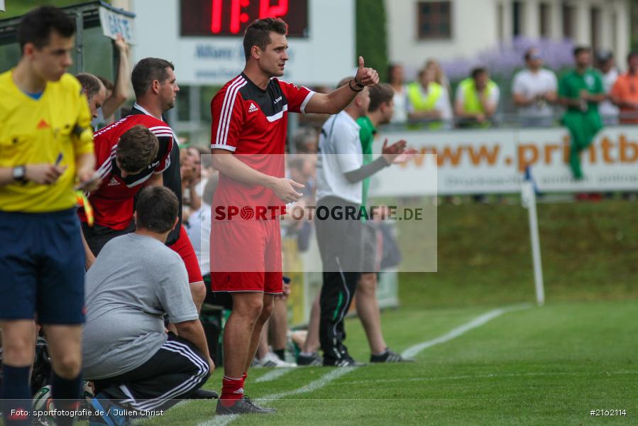 Benedikt Strohmenger, FC Blau Weiss Leinach, 28.05.2016, Kreisliga Würzburg Gruppe 2, Relegation, FV Thüngersheim, SV Birkenfeld - Bild-ID: 2162114
