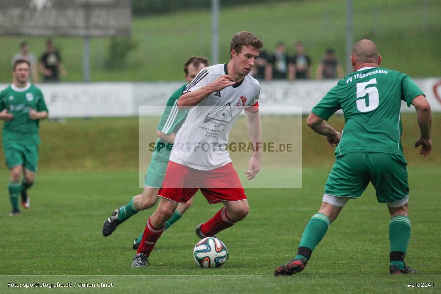 Peter Schebler, Marco Rickert, FC Blau Weiss Leinach, 28.05.2016, Kreisliga Würzburg Gruppe 2, Relegation, FV Thüngersheim, SV Birkenfeld - Bild-ID: 2162241