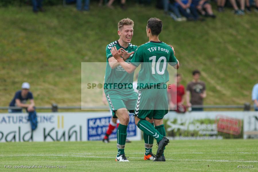 Julian Östreicher, Fabian Memmel, Eussenheim, 08.06.2016, Bezirksliga Ufr. 7, Relegation, SG Hettstadt, TSV Forst - Bild-ID: 2162629