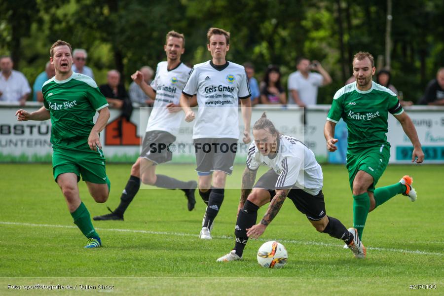 Tobias Kaminski, 31.07.2016, Fussball, Bezirksliga Ufr West, DJK Hain, FV Karlstadt - Bild-ID: 2170100