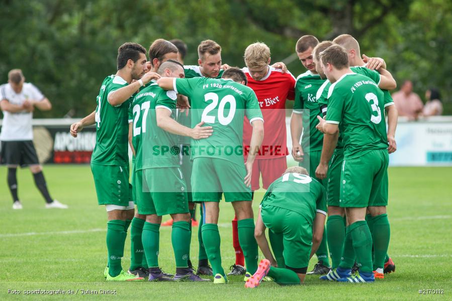 Mannschaftskreis, 31.07.2016, Fussball, Bezirksliga Ufr West, DJK Hain, FV Karlstadt - Bild-ID: 2170112
