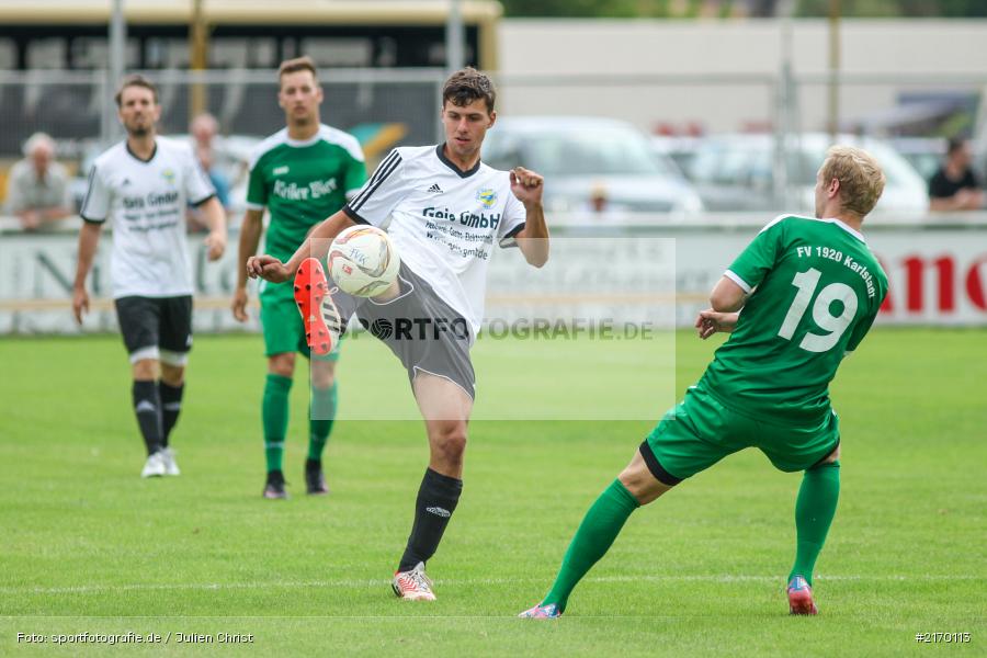 Felix Strohmenger, 31.07.2016, Fussball, Bezirksliga Ufr West, DJK Hain, FV Karlstadt - Bild-ID: 2170113