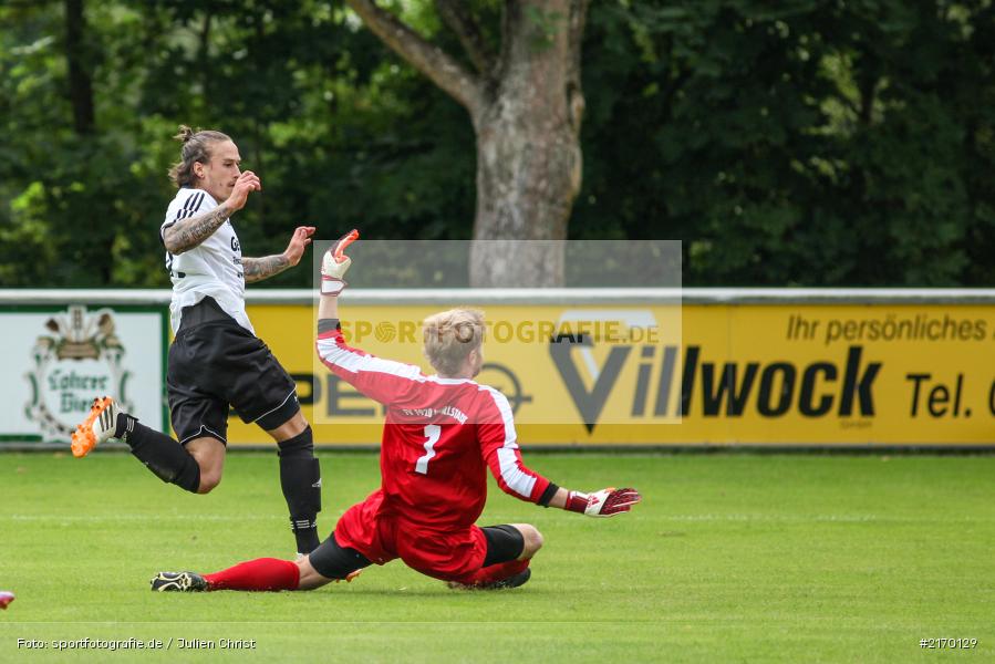 Kai Belz, Tobias Kaminski, 31.07.2016, Fussball, Bezirksliga Ufr West, DJK Hain, FV Karlstadt - Bild-ID: 2170129