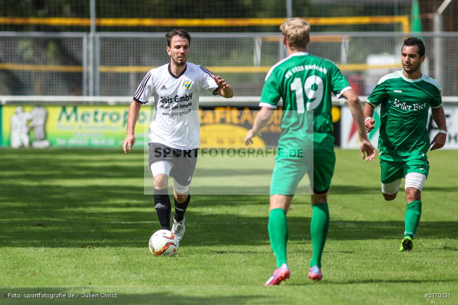 Felix Strohmenger, Markus Wosiek, 31.07.2016, Fussball, Bezirksliga Ufr West, DJK Hain, FV Karlstadt - Bild-ID: 2170131
