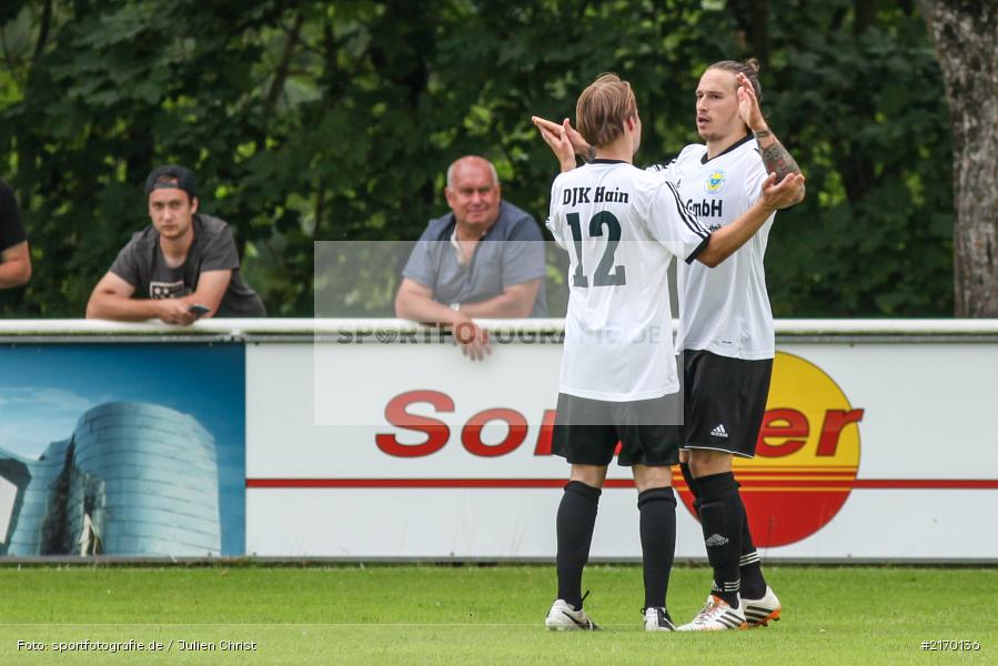 Ralph Ostheimer, Tobias Kaminski, 31.07.2016, Fussball, Bezirksliga Ufr West, DJK Hain, FV Karlstadt - Bild-ID: 2170136