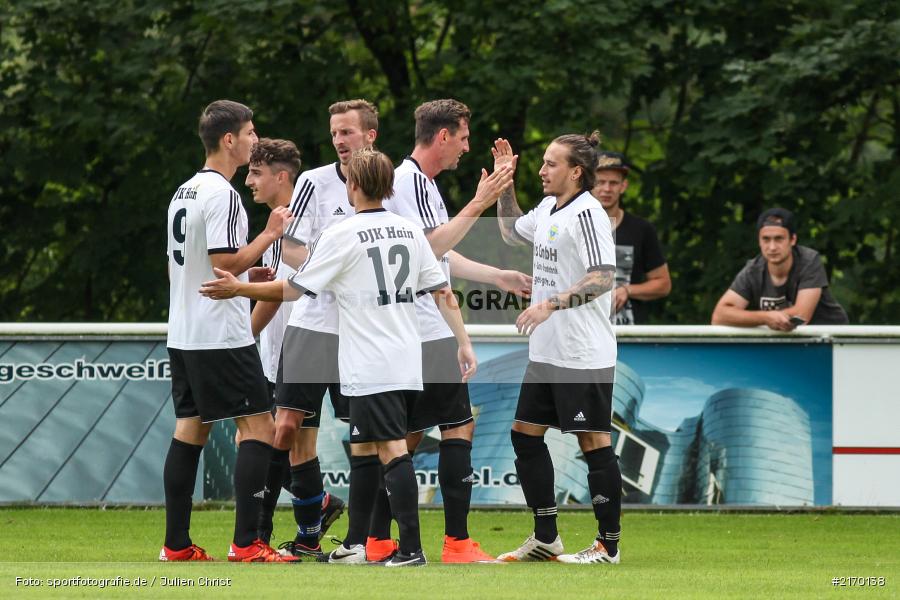 Matthias Fries, Ralph Ostheimer, Tobias Kaminski, 31.07.2016, Fussball, Bezirksliga Ufr West, DJK Hain, FV Karlstadt - Bild-ID: 2170138