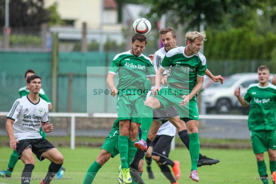 Matthias Fries, Felix Walter, 31.07.2016, Fussball, Bezirksliga Ufr West, DJK Hain, FV Karlstadt - Bild-ID: 2170140