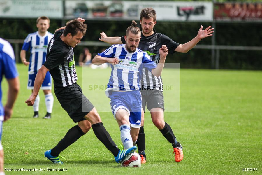 Andreas Köhler, Tobias Hehrlein, Patrick Mueller, 31.07.2016, Gruppe 2, Kreisliga Würzburg, Fussball, TV Marktheidenfeld, TSV Retzbach - Bild-ID: 2170179