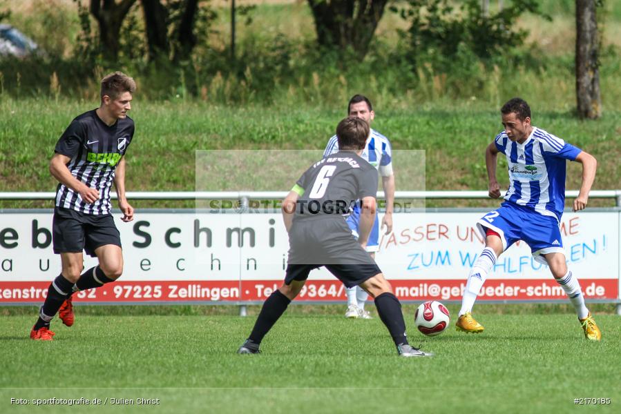Dominik Hehrlein, Maximilian Köstler, Gökhan Güngör, 31.07.2016, Gruppe 2, Kreisliga Würzburg, Fussball, TV Marktheidenfeld, TSV Retzbach - Bild-ID: 2170185