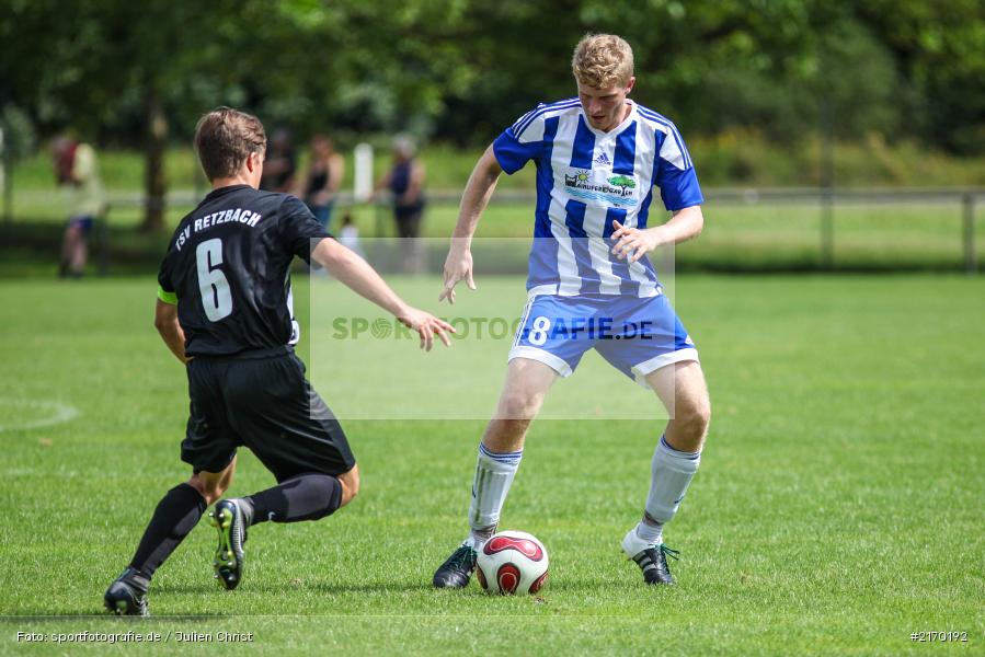 Dominik Hehrlein, Michael Endres, 31.07.2016, Gruppe 2, Kreisliga Würzburg, Fussball, TV Marktheidenfeld, TSV Retzbach - Bild-ID: 2170192