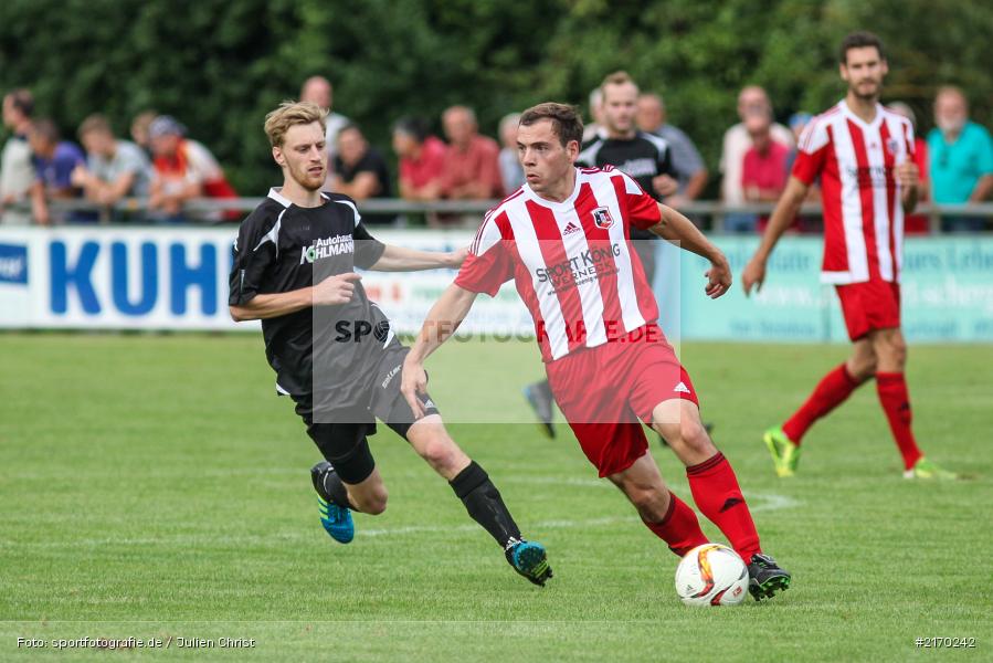 Sebastian Seubert, Philipp Halbritter, 06.08.2016, Fussball, Landesliga Nordwest, FC Fuchsstadt, TSV Karlburg - Bild-ID: 2170242
