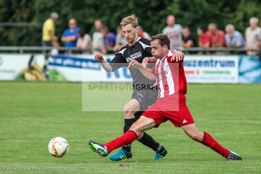 Sebastian Seubert, Philipp Halbritter, 06.08.2016, Fussball, Landesliga Nordwest, FC Fuchsstadt, TSV Karlburg - Bild-ID: 2170243