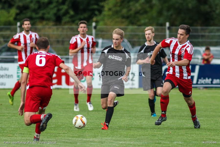 Dominik Bathon, Marcel Plehn, 06.08.2016, Fussball, Landesliga Nordwest, FC Fuchsstadt, TSV Karlburg - Bild-ID: 2170244