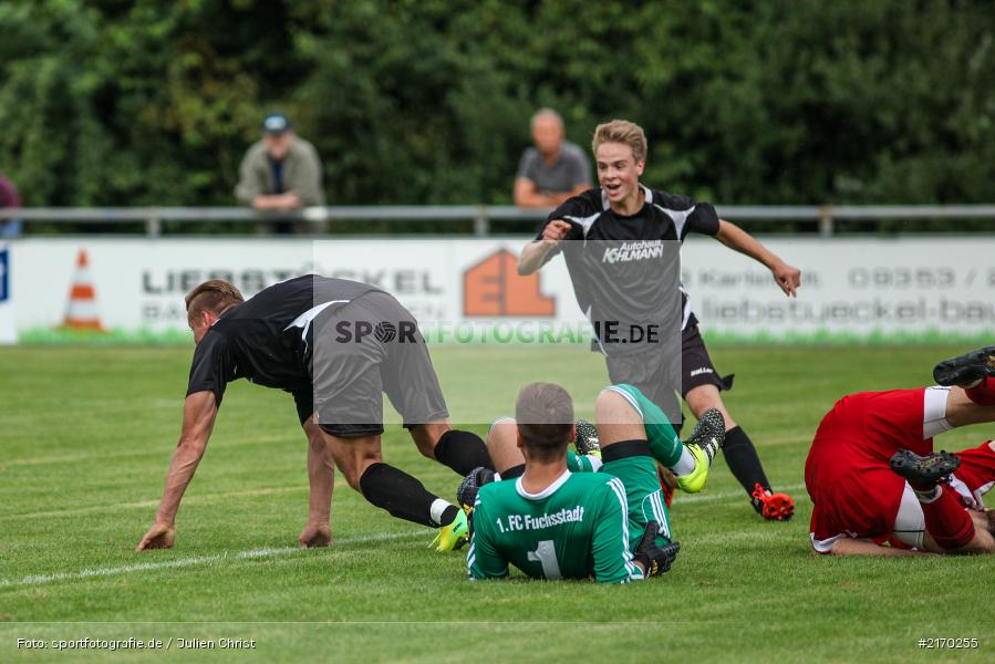 Szymon Dynia, Dominik Bathon, 06.08.2016, Fussball, Landesliga Nordwest, FC Fuchsstadt, TSV Karlburg - Bild-ID: 2170255