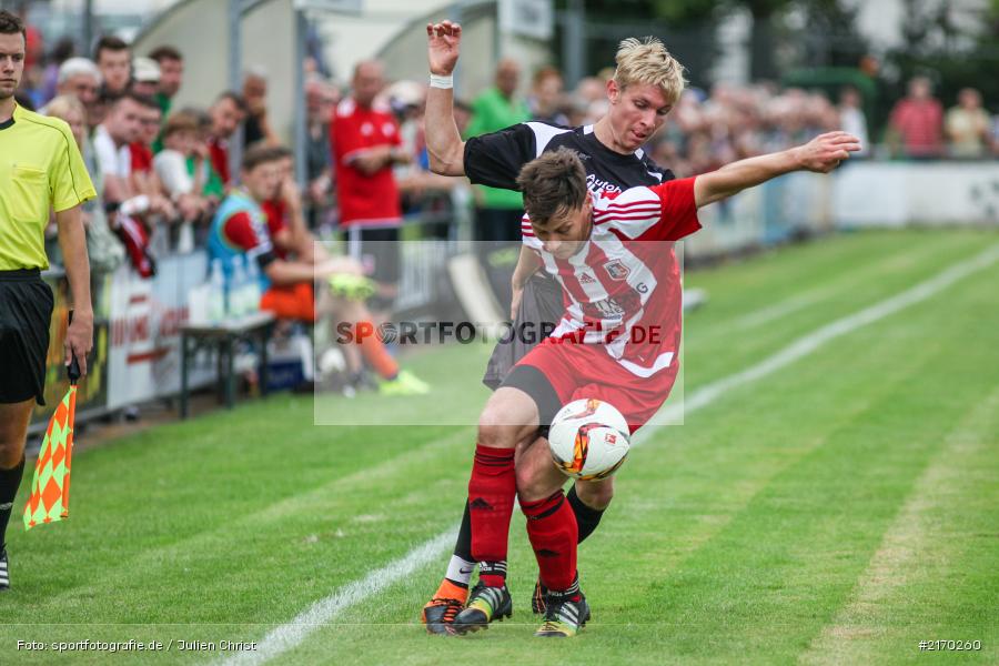 Simon Bolz, Nicolas Engelking, 06.08.2016, Fussball, Landesliga Nordwest, FC Fuchsstadt, TSV Karlburg - Bild-ID: 2170260