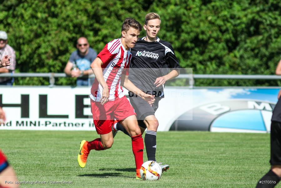 Dominik Halbig, Maximilian Gruber, 06.08.2016, Fussball, Landesliga Nordwest, FC Fuchsstadt, TSV Karlburg - Bild-ID: 2170316