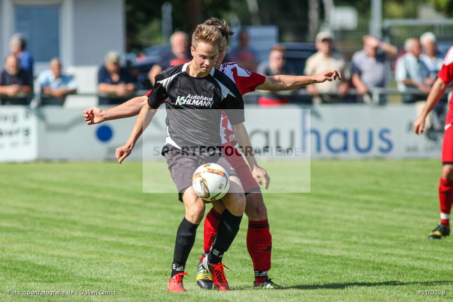 Simon Bolz, Dominik Bathon, 06.08.2016, Fussball, Landesliga Nordwest, FC Fuchsstadt, TSV Karlburg - Bild-ID: 2170328