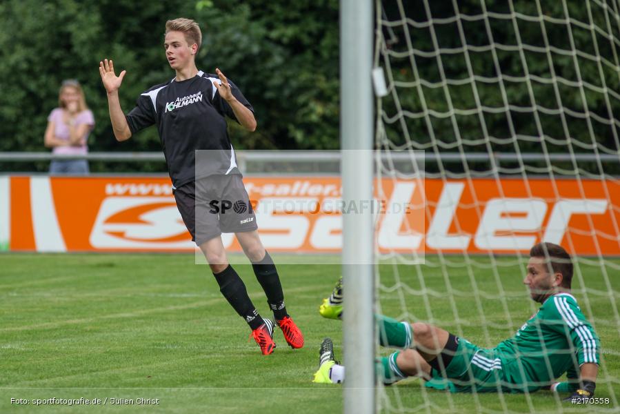 Frank Fella, Dominik Bathon, 06.08.2016, Fussball, Landesliga Nordwest, FC Fuchsstadt, TSV Karlburg - Bild-ID: 2170358