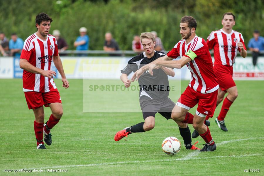 Nikolai Wolf, Dominik Bathon, 06.08.2016, Landesliga Nordwest, Fussball, FC Fuchsstadt, TSV Karlburg - Bild-ID: 2170375
