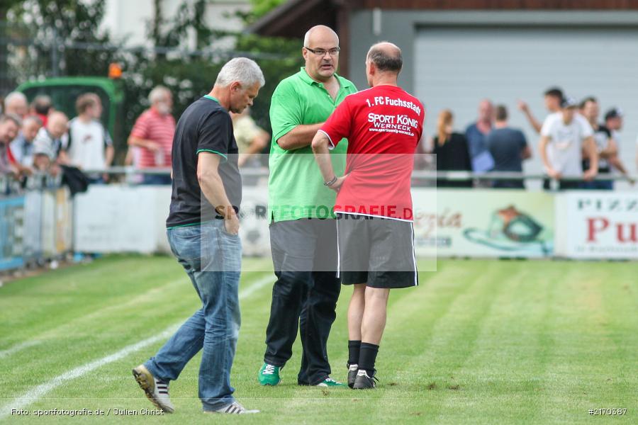 Horst Geier, Martin Halbig, Uwe Neunsinger, 06.08.2016, Landesliga Nordwest, Fussball, FC Fuchsstadt, TSV Karlburg - Bild-ID: 2170387