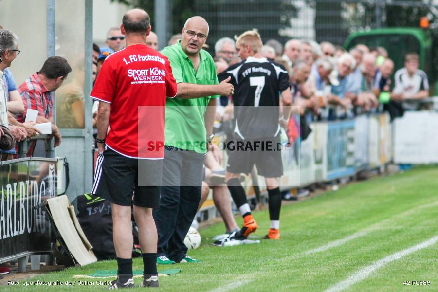 Martin Halbig, Uwe Neunsinger, 06.08.2016, Landesliga Nordwest, Fussball, FC Fuchsstadt, TSV Karlburg - Bild-ID: 2170389