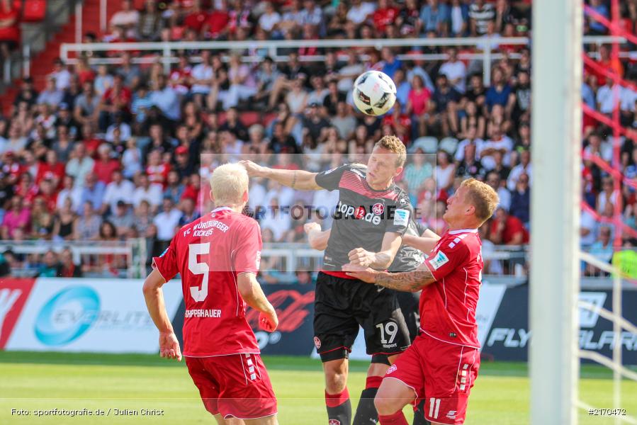 Marcel Gaus, Richard Weil, Clemens Schoppenhauer, 14.08.2016, flyeralarm Arena, Würzburg, 2. Bundesliga, 1. FC Kaiserslautern, FC Würzburger Kickers - Bild-ID: 2170472 Marcel Gaus, Richard Weil, Clemens Schoppenhauer, 14.08.2016, flyeralarm Arena, Würzburg, 2. Bundesliga, 1. FC Kaiserslautern, FC Würzburger Kickers - Bild-ID: 2170472