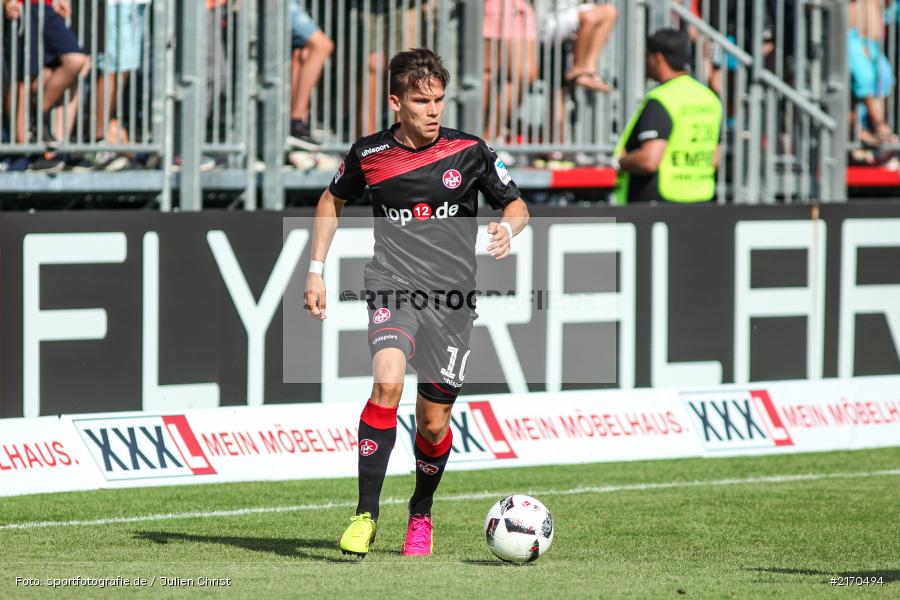 Zoltan Stieber, 14.08.2016, flyeralarm Arena, Würzburg, 2. Bundesliga, 1. FC Kaiserslautern, FC Würzburger Kickers - Bild-ID: 2170494 Zoltan Stieber, 14.08.2016, flyeralarm Arena, Würzburg, 2. Bundesliga, 1. FC Kaiserslautern, FC Würzburger Kickers - Bild-ID: 2170494