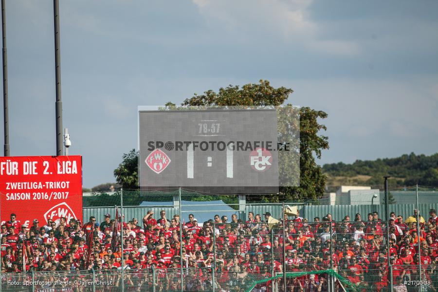 Videotafel, 14.08.2016, flyeralarm Arena, Würzburg, 2. Bundesliga, 1. FC Kaiserslautern, FC Würzburger Kickers - Bild-ID: 2170503 Videotafel, 14.08.2016, flyeralarm Arena, Würzburg, 2. Bundesliga, 1. FC Kaiserslautern, FC Würzburger Kickers - Bild-ID: 2170503