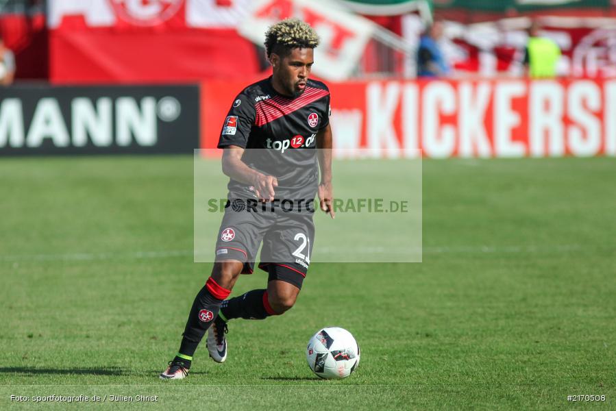 Philipp Mwene, 14.08.2016, flyeralarm Arena, Würzburg, 2. Bundesliga, 1. FC Kaiserslautern, FC Würzburger Kickers - Bild-ID: 2170508 Philipp Mwene, 14.08.2016, flyeralarm Arena, Würzburg, 2. Bundesliga, 1. FC Kaiserslautern, FC Würzburger Kickers - Bild-ID: 2170508