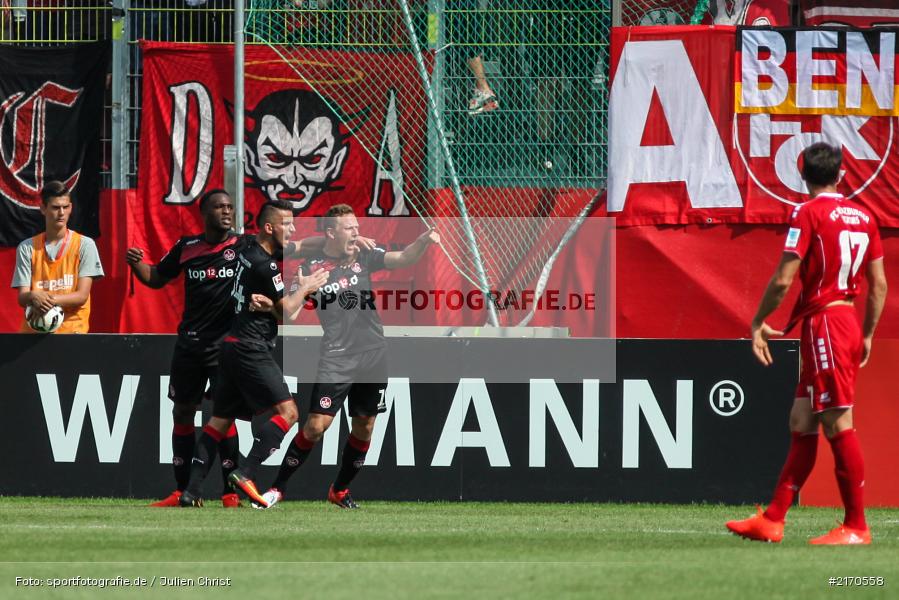 Marcel Gaus, 14.08.2016, flyeralarm Arena, Würzburg, 2. Bundesliga, 1. FC Kaiserslautern, FC Würzburger Kickers - Bild-ID: 2170558