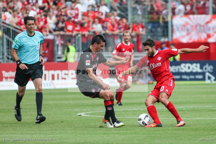 Nejmeddin Daghfous, 14.08.2016, flyeralarm Arena, Würzburg, 2. Bundesliga, 1. FC Kaiserslautern, FC Würzburger Kickers - Bild-ID: 2170561 Nejmeddin Daghfous, 14.08.2016, flyeralarm Arena, Würzburg, 2. Bundesliga, 1. FC Kaiserslautern, FC Würzburger Kickers - Bild-ID: 2170561