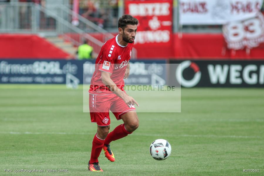 Nejmeddin Daghfous, 14.08.2016, flyeralarm Arena, Würzburg, 2. Bundesliga, 1. FC Kaiserslautern, FC Würzburger Kickers - Bild-ID: 2170562
