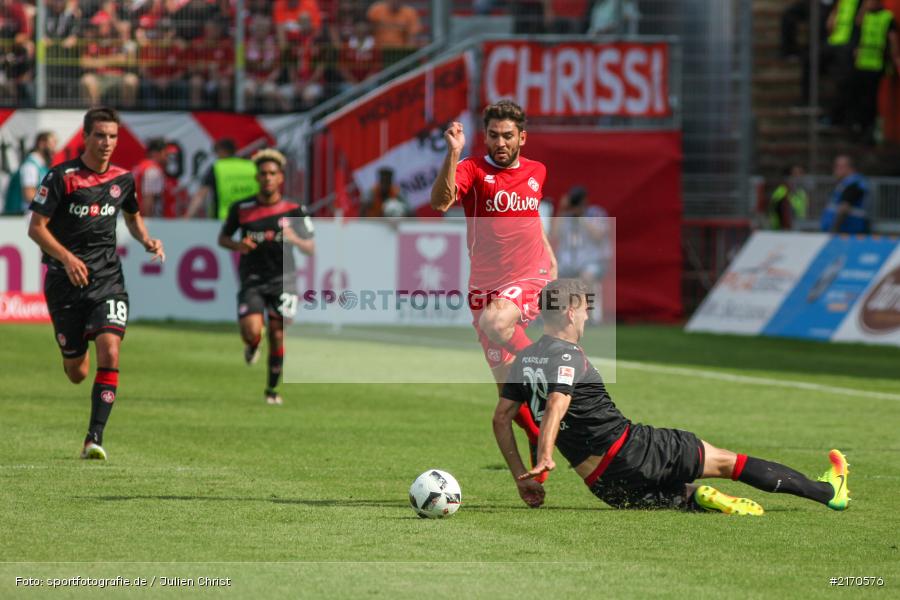 Nejmeddin Daghfous, Stipe Vucur, 14.08.2016, flyeralarm Arena, Würzburg, 2. Bundesliga, 1. FC Kaiserslautern, FC Würzburger Kickers - Bild-ID: 2170576 Nejmeddin Daghfous, Stipe Vucur, 14.08.2016, flyeralarm Arena, Würzburg, 2. Bundesliga, 1. FC Kaiserslautern, FC Würzburger Kickers - Bild-ID: 2170576