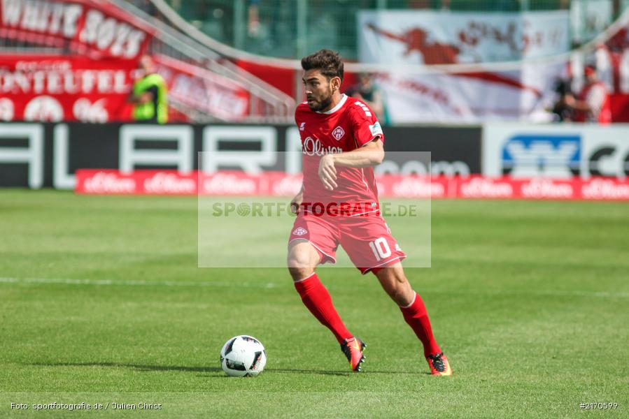 Nejmeddin Daghfous, 14.08.2016, flyeralarm Arena, Würzburg, 2. Bundesliga, 1. FC Kaiserslautern, FC Würzburger Kickers - Bild-ID: 2170599 Nejmeddin Daghfous, 14.08.2016, flyeralarm Arena, Würzburg, 2. Bundesliga, 1. FC Kaiserslautern, FC Würzburger Kickers - Bild-ID: 2170599