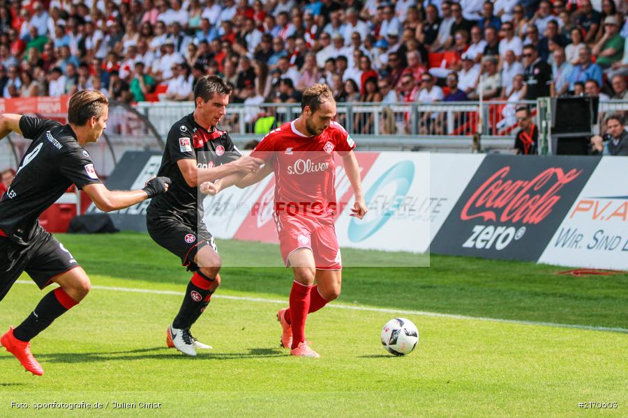14.08.2016, flyeralarm Arena, Würzburg, 2. Bundesliga, 1. FC Kaiserslautern, FC Würzburger Kickers - Bild-ID: 2170603
