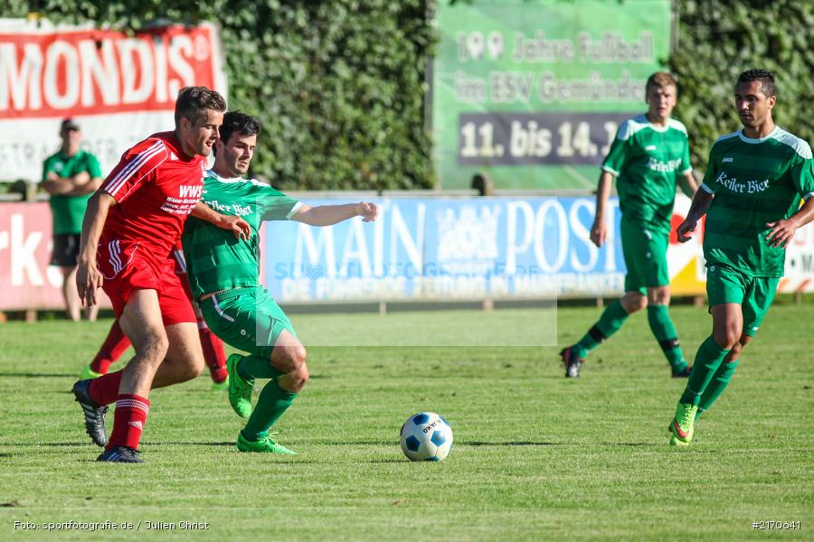 17.08.2016, Fussball, FV Karlstadt, FV Gemünden / Seifriedsburg, Runde 3, Toto-Kreispokal Unterfranken - Bild-ID: 2170641