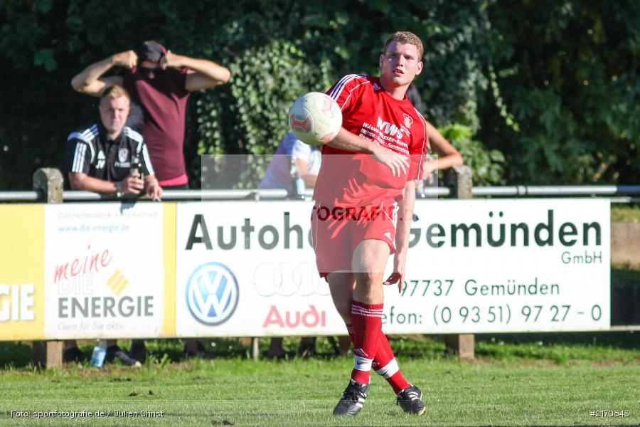 17.08.2016, Runde 3, Toto Kreispokal Unterfranken, FV Karlstadt, FV Gemünden / Seifriedsburg - Bild-ID: 2170643