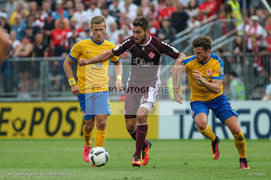 Flyeralarm-Arena, 20.08.2016, Runde 1, DFB-Pokal, Eintracht Braunschweig, FC Würzburger Kickers - Bild-ID: 2170800 Flyeralarm-Arena, 20.08.2016, Runde 1, DFB-Pokal, Eintracht Braunschweig, FC Würzburger Kickers - Bild-ID: 2170800