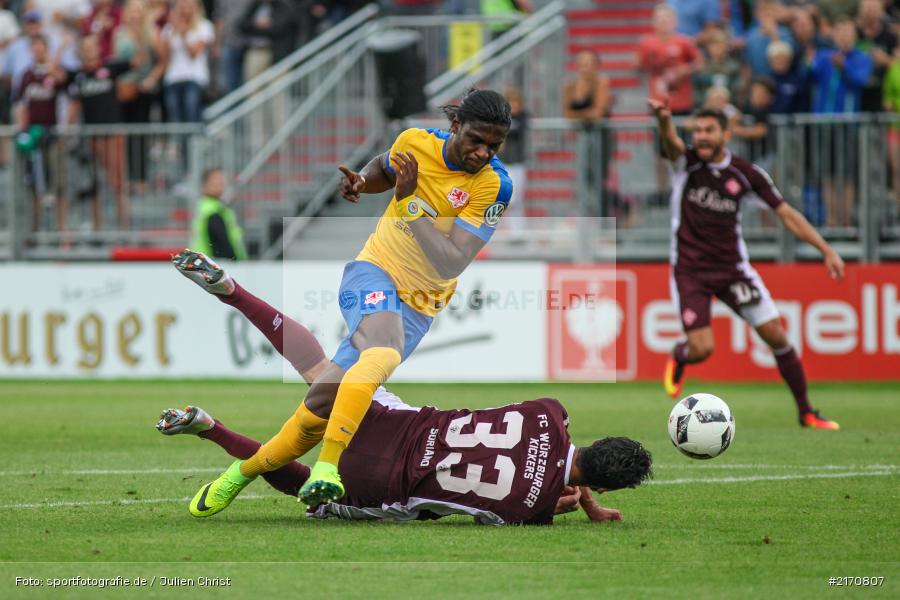 Flyeralarm-Arena, 20.08.2016, Runde 1, DFB-Pokal, Eintracht Braunschweig, FC Würzburger Kickers - Bild-ID: 2170807 Flyeralarm-Arena, 20.08.2016, Runde 1, DFB-Pokal, Eintracht Braunschweig, FC Würzburger Kickers - Bild-ID: 2170807