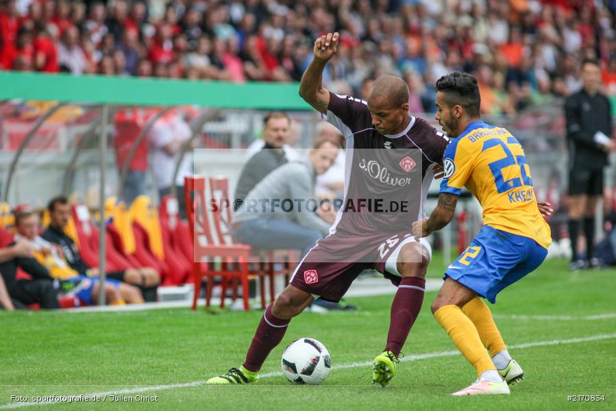 Flyeralarm-Arena, 20.08.2016, Runde 1, DFB-Pokal, Eintracht Braunschweig, FC Würzburger Kickers - Bild-ID: 2170834 Flyeralarm-Arena, 20.08.2016, Runde 1, DFB-Pokal, Eintracht Braunschweig, FC Würzburger Kickers - Bild-ID: 2170834