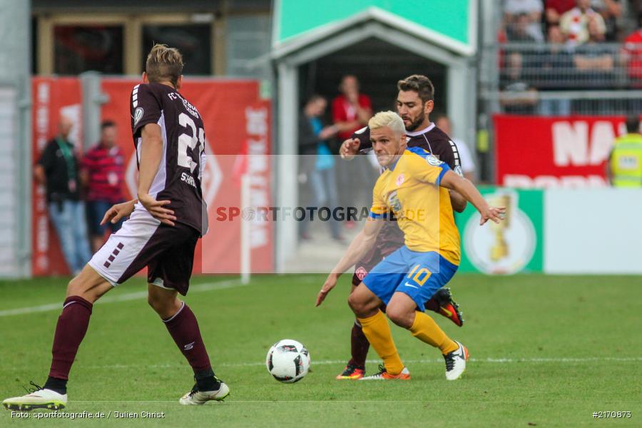 Flyeralarm-Arena, 20.08.2016, Runde 1, DFB-Pokal, Eintracht Braunschweig, FC Würzburger Kickers - Bild-ID: 2170873