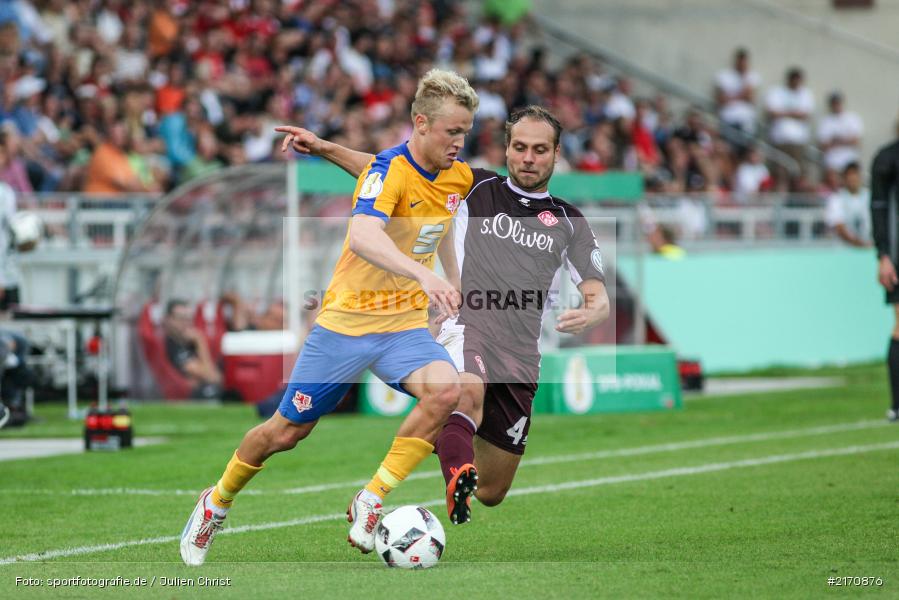 Flyeralarm-Arena, 20.08.2016, Runde 1, DFB-Pokal, Eintracht Braunschweig, FC Würzburger Kickers - Bild-ID: 2170876