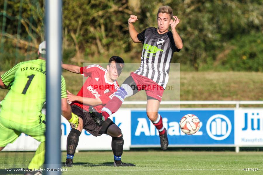 Lukas Gößwein, Marcel Frank, Fussball, 24.08.2016, Kreisliga Würzburg, TSV Karlburg II, TSV Retzbach - Bild-ID: 2171027
