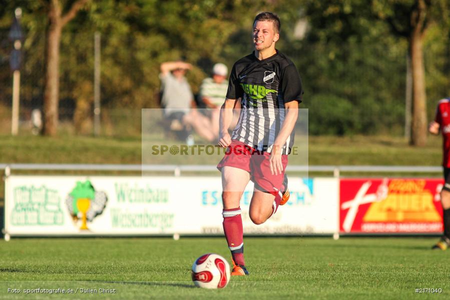 Tobias Hehrlein, Fussball, 24.08.2016, Kreisliga Würzburg, TSV Karlburg II, TSV Retzbach - Bild-ID: 2171040