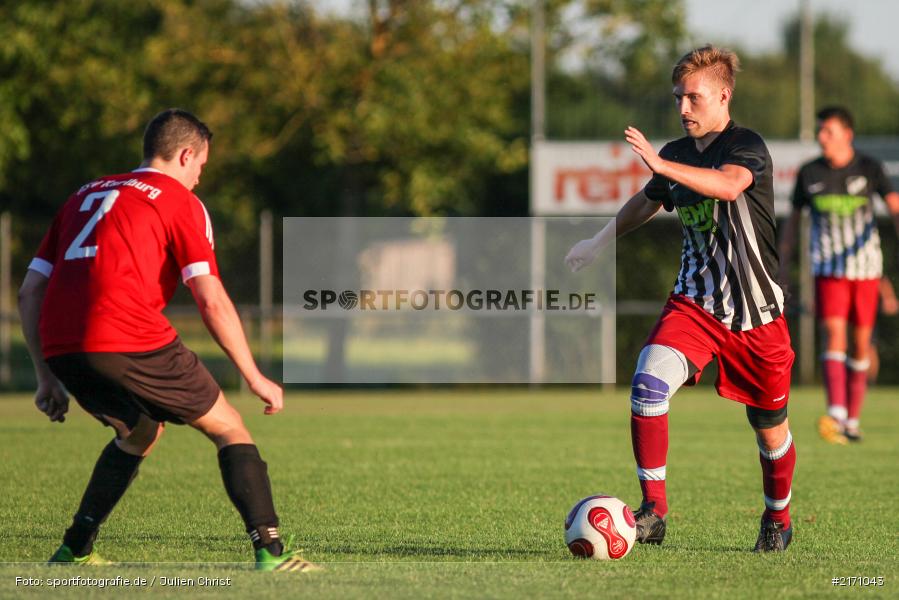 Philipp Gößwein, Matthias Koehler, Fussball, 24.08.2016, Kreisliga Würzburg, TSV Karlburg II, TSV Retzbach - Bild-ID: 2171043